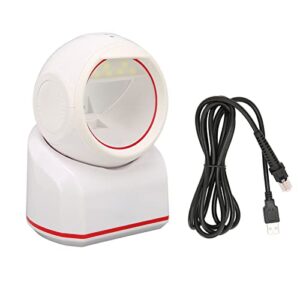 1D,2D Barcode Scanner,Omnidirectional Inductive Scanning,Strong Anti Light Interference,Fast Decoding, Suitable for Mobile Payment Scanning,Cell Phone,Computer