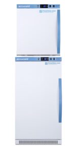 accucold 20" wide performance medical refrigerator-freezer combination (lhd, solid door)