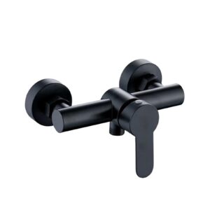 bathtub faucet hot and cold water mixing valve black 304 stainless steel wall mounted