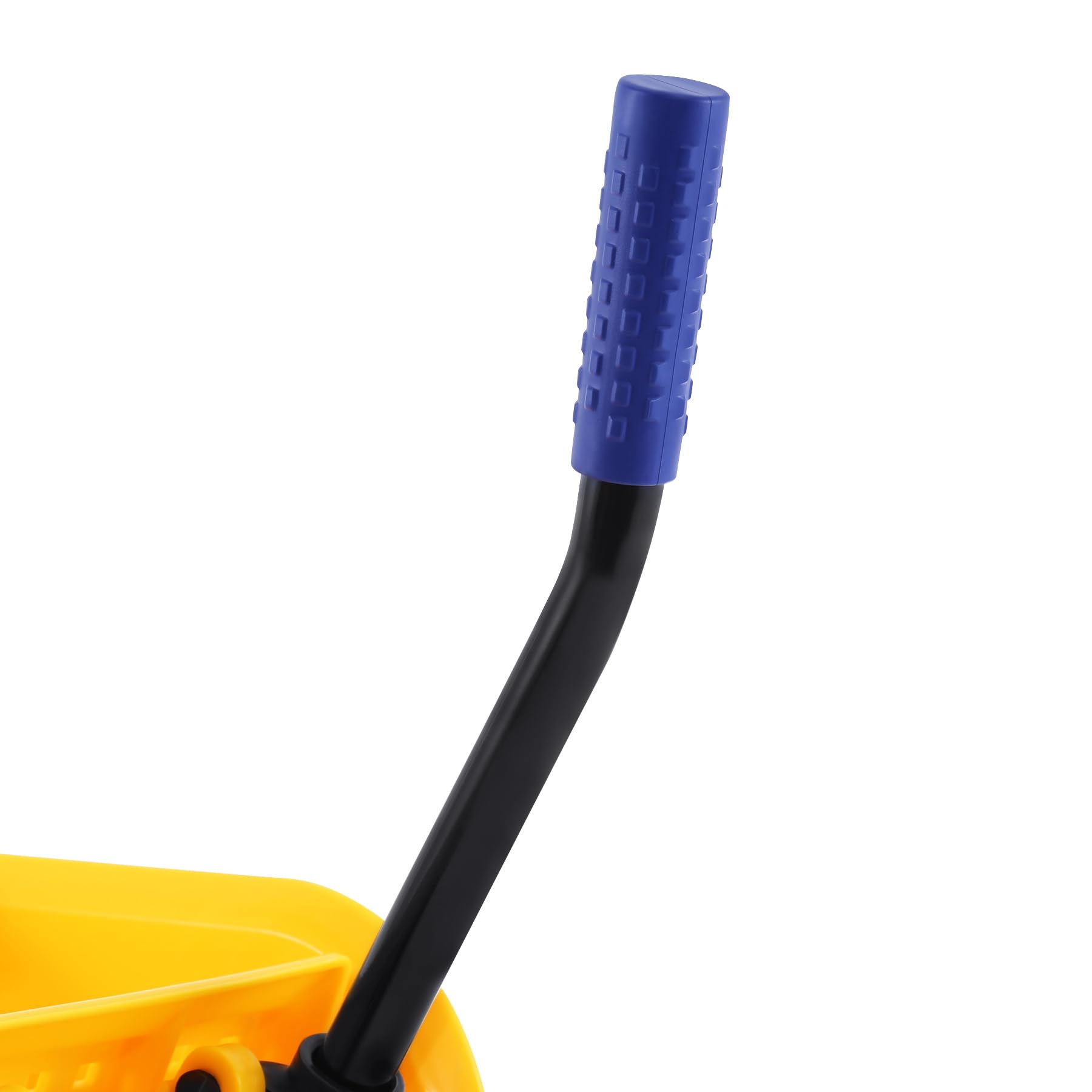 Iglobalbuy 5 Gallon 21Qt Mop Bucket with Wringer, Yellow Commercial Household Portable Mop Bucket with Wringer on Wheels for Home and Commercial Cleaning