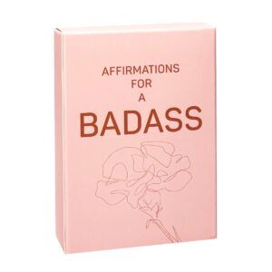 gejoyse 60 badass affirmation cards for women inspirational motivational cards for women positive daily badass affirmations cards for women spiritual self care gifts for women friend her