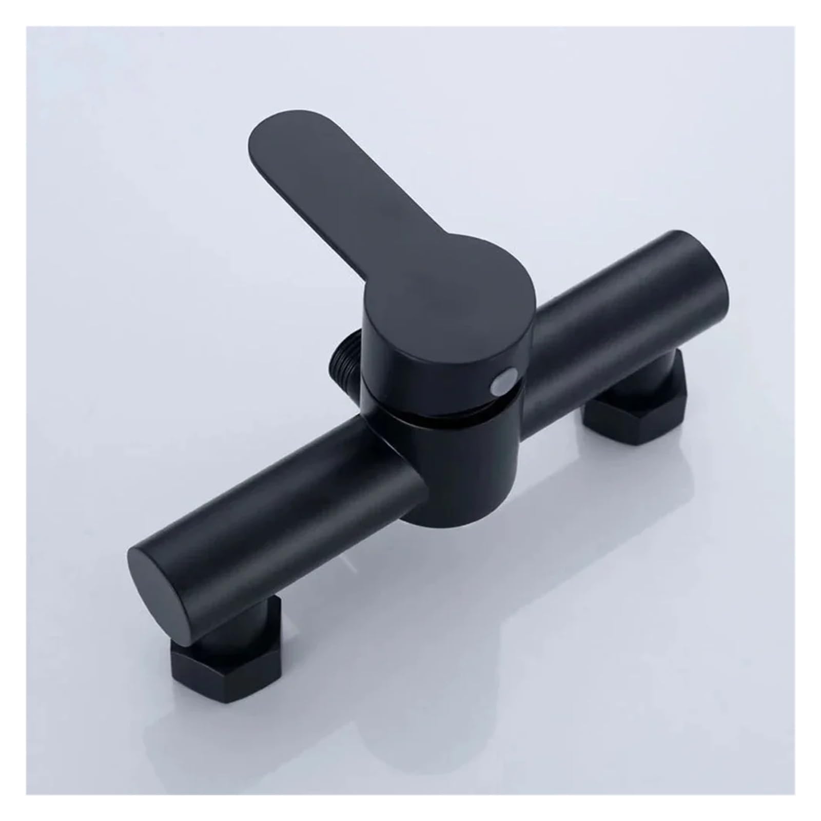 Bathtub Faucet hot and Cold Water Mixing Valve Black 304 Stainless Steel Wall Mounted