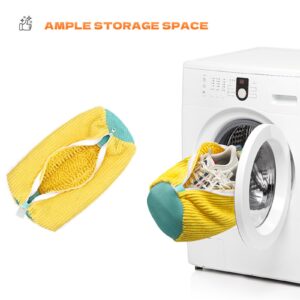 ZHAKKE Shoe Washing Machine Bag Laundry Shoe Bag for Washer Dryer Reusable Shoe Cleaning Bag for All Size Shoes