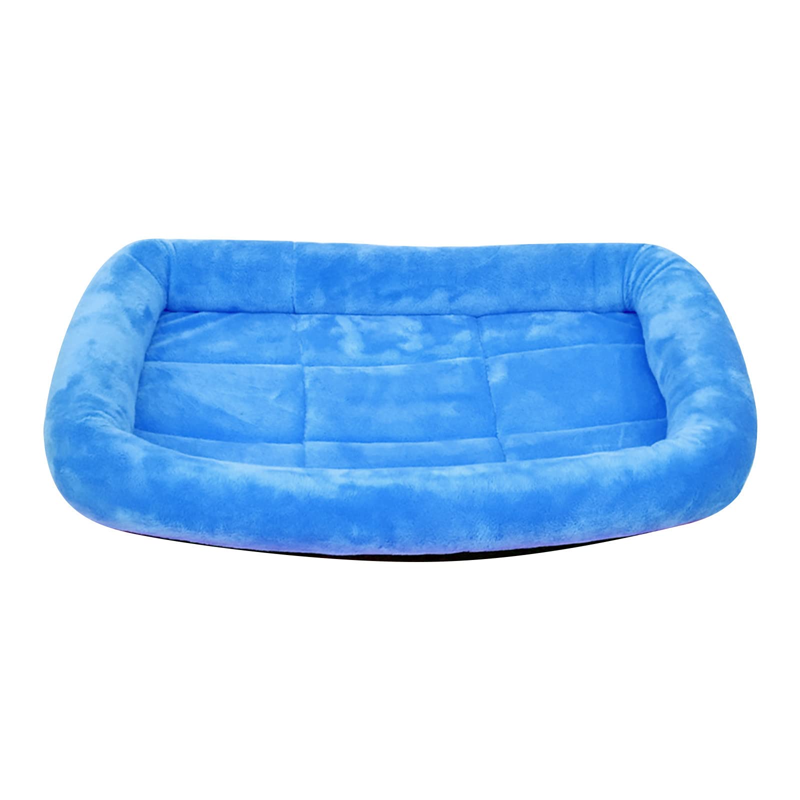 Generic Dog Bed Calming Dog Beds for Small Dogs My Past Orders Square Cat Beds for Indoor Cats Washable Cat Bed Self Warming Warm Soft Anti Anxiety Cat Bed Donut Cuddler Dog Bed Dog Beds, Blue