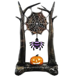 42" 4d foil halloween balloons with spider pumpkin tree standable style,halloween decorations halloween party supplies