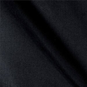 Double Cotton Gauze Black Fabric 100% Cotton 51/52" inches Wide Crinkled Sold by The Yard