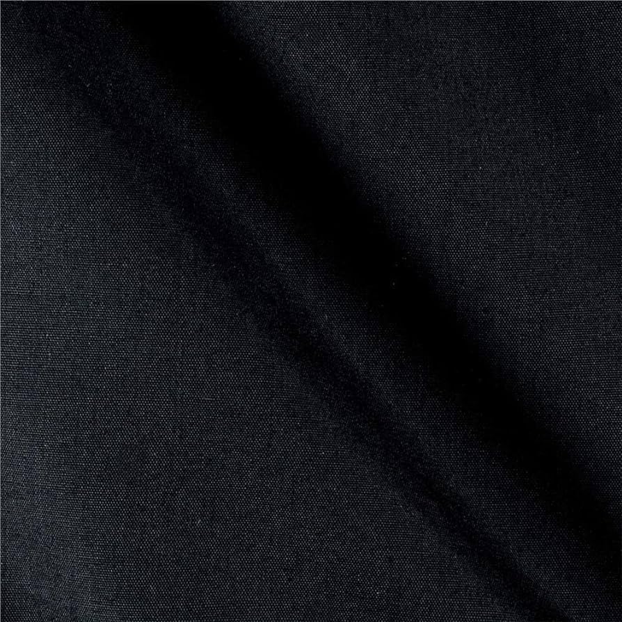 Double Cotton Gauze Black Fabric 100% Cotton 51/52" inches Wide Crinkled Sold by The Yard