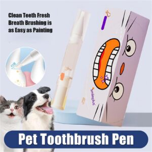 uojpt Doggocomfy Pet Toothbrush Pen, Doggo Comfy Toothbrush, Pet Toothbrush Pen, Toothbrush Pen for Dogs, Pet Teeth Cleaning, Pet Dog/Cat Teeth Cleaning Pen