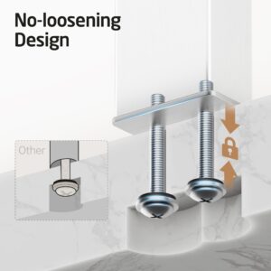 KES Standing Towel Racks for Bathroom, Free Standing Towel Rack with 2X Thick Weighted Natural Mable Base, Towel Stand for Bathroom Floor 18/8 Stainless Steel, Brushed Steel, BTH228-2