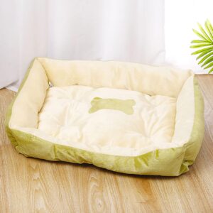 Dog Bed Calming Dog Bed Small Warehouse Clearance Square Cat Beds for Indoor Cats Washable Self Warming Cat Bed for Outside Faux Fur Ultra Soft Anti Anxiety Cat Bed Cat Cuddler Dog Bed