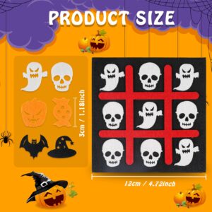 SRENJU SINU 12 Pack Halloween Party Favors Tic Tac Toe Board Games for Kids 4-8 8-12, Halloween Treats Non Candy Goodie Bag Stuffers, Bulk Toys Gifts for Boys Girls Classroom