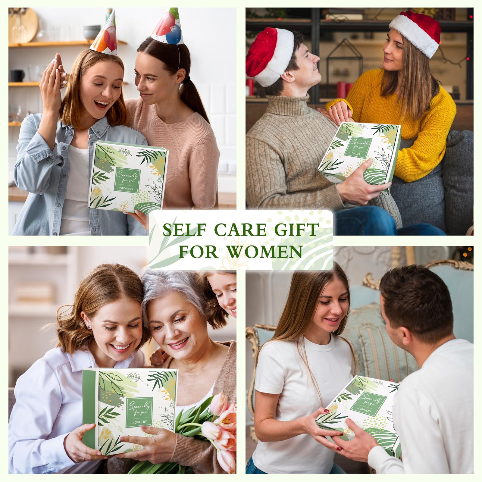 Self Care Gifts for Women, Thinking of You Care Package, Get Well Gifts For Women After Surgery, Relaxing Spa Gift Basket for Her Best Friend Mom Sister, Birthday Gifts for Women Friendship Ideas