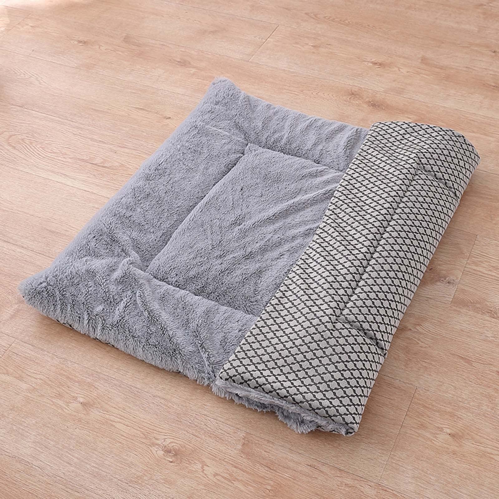 Cat Bed Calming Medium Dog Bed Prime of Day Deals Square Cat Beds for Indoor Cats Washable Self Warming Cat Mat Warm Soft Anti Anxiety Cat Bed Dog Cuddle Cat Bed