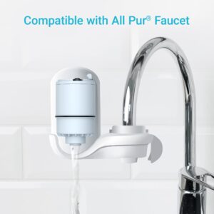 3 Pack Alkaline Filter Replacement for All PUR®, PUR®PLUS Faucet Filtration Systems, Pur® RF-9999® Faucet Water Filter, NSF Certified, AQUA CREST