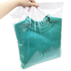 Yotelab 2 Gallon Plastic Zipper Storage Bags, 13x15 Inches Clear Reclosable Storage Bags 10Pieces