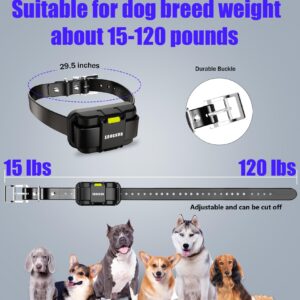 XDOGKUB Dog Shock Collar - 5200FT Dog Training Collar with Remote, IPX7 Waterproof Electric Collar and Remote with 4 Training Modes, Security Lock, Rechargeable e-Collar for All Breeds, Sizes