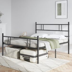 Novilla Queen Bed Frame Simplicity Style with Headboard and Footboard, 14" High Metal Platform Bed Frame for Bedroom, Guest Room, Heavy Duty Metal Slats Support, No Box Spring Needed, Easy Assembly