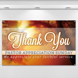 nepnuser thank you pastor photo booth backdrop pastor appreciation month sunday decoration church farmhouse wall decor-5.9×3.6ft