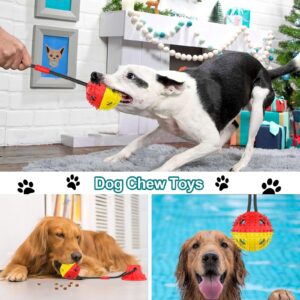 Coolplay Interactive Dog Toys Enrichement Suction Cup Tug of War, Chew for Aggressive Chewers Rope Ball, Mentally Stimulating for Small Medium Dogs