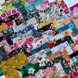 Art Gallery Fabrics, 5" Squares, 50 Piece, Charm Pack, Precut Fabric Quilting Cotton Squares, SQ5-AG50