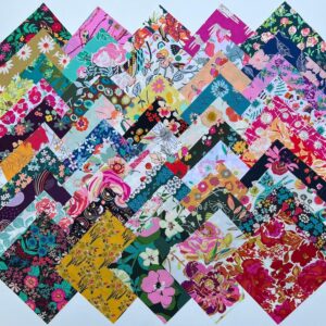 Art Gallery Fabrics, 5" Squares, 50 Piece, Charm Pack, Precut Fabric Quilting Cotton Squares, SQ5-AG50