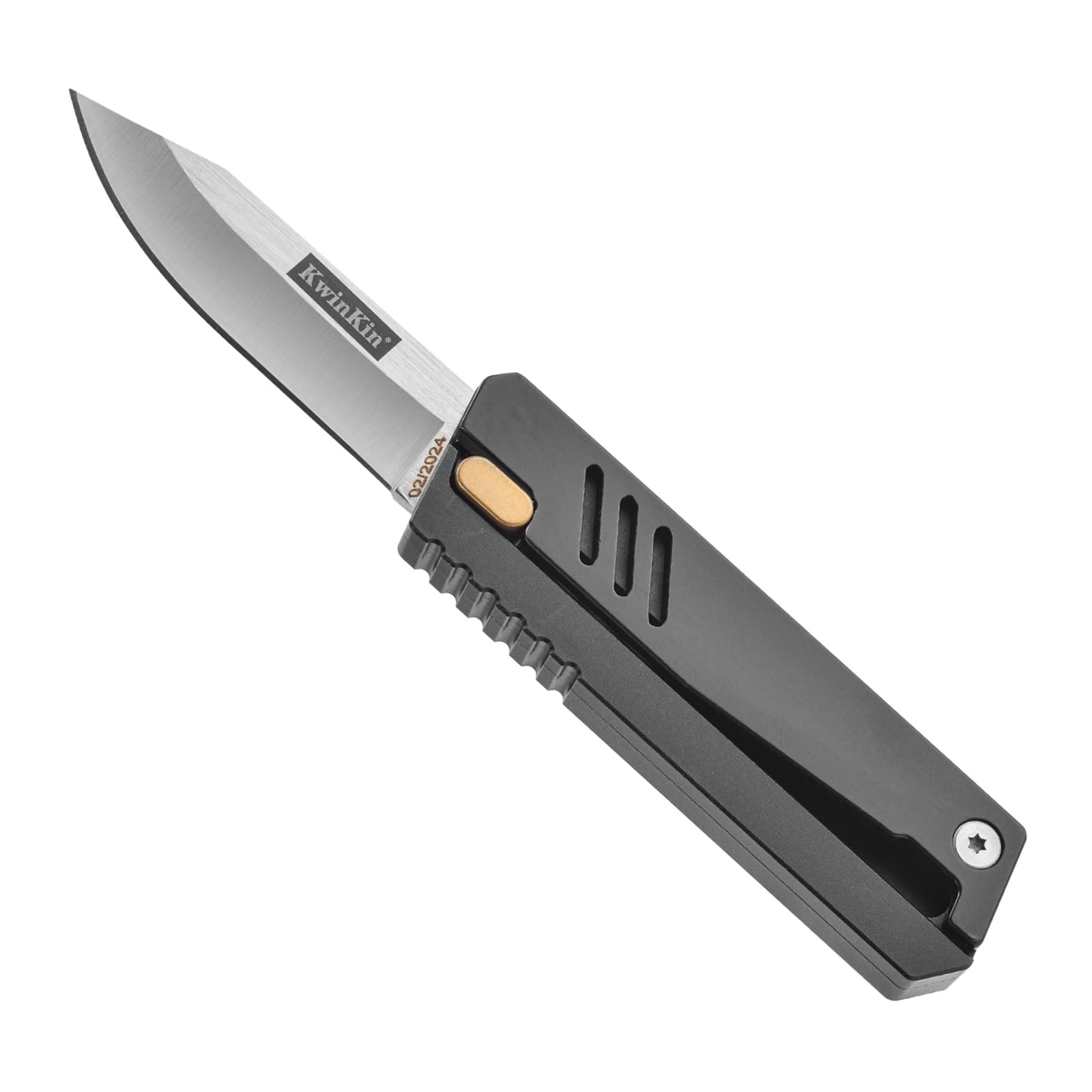 KWINKIN Stainless Steel Blade Folding Pocket Knife D2 Steel High Hardness Outdoor Tactical Knife Set Knives