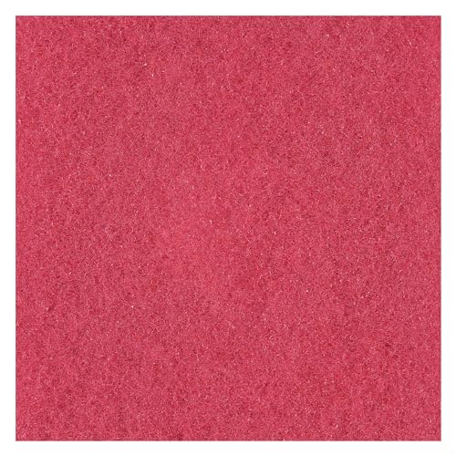 Boardwalk Buffing Floor Pads, 18" Diameter, Red, 5/Carton