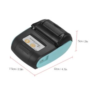 SHUAIGUO PT-210 Portable Thermal Printer Handheld 58mm Receipt Printer for Retail Stores Restaurants Factories Logistics, 10 Paper Rolls