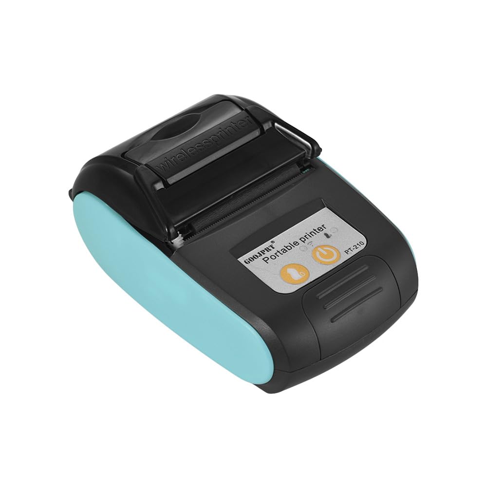 SHUAIGUO PT-210 Portable Thermal Printer Handheld 58mm Receipt Printer for Retail Stores Restaurants Factories Logistics, 10 Paper Rolls