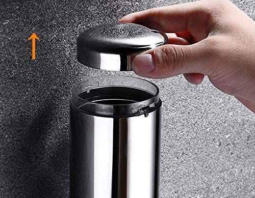 Adhesive Soap Dispenser 300ML Drill Free with Adhesive or Wall Mount with Screws,Manual Dispenser Shampoo Shower for Kitchen Bathrooms,Stainless Steel