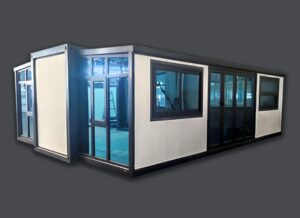 20ft portable & customizable tiny house | expandable modular folding design | perfect for hotels, offices, villas, shops, warehouses & more | top-grade steel frame & flame-retardant panels