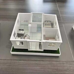 Prefab Expandable Portable House, 19x20 ft, Tiny House with 2 Bedroom Fully equiped Bathroom and Kitchen