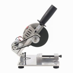 4" Mini Chop Saw, 9000 RPM – Adjustable 0-45° Angle & Height Miter Saw, Versatile Micro Cutter for Crafts – Ideal for Soft Metal, Wood, Aluminum – 110V, Includes 3 Blades