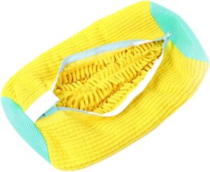 the shoe washing bag is specifically designed for washing machines and is suitable for cleaning and protecting sports shoes. it can be reused, including washing and drying functions (1 yellow piece)