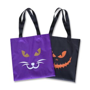 hsmyank 6PCS Halloween Trick or Treat Tote Bags, Halloween Party Bag For Candies, Biscuits, Cards12.5”X13”