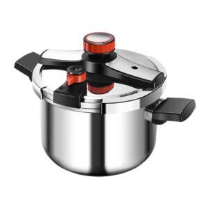 ieudns stovetop pressure cooker pressure pot cookware secure locking fast cooking kitchen soup stewpot cooking pot for camping home, 4l