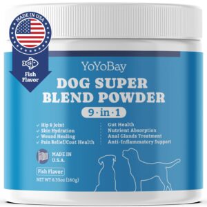 Advanced Probiotics for Dogs 60 Soft Chew + Superblend Powder 9 in 1 for Dogs