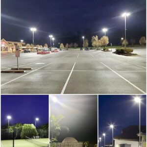 KUKUPPO 10 Pack 400W LED Parking Lot Light 60,000LM, DLC UL Listed Industrial Grade LED Shoebox Parking Pole Light 5000K IP65 Waterproof with Slip Fitter 110V 120V