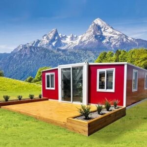 20ft Portable & Customizable Tiny House | Expandable Modular Folding Design | Perfect for Hotels, Offices, Villas, Shops, Warehouses & More | Top-Grade Steel Frame & Flame-Retardant Panels