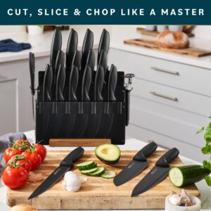 Home Hero 20 Pcs Knife Set + 35 Pcs Kitchen Utensils Set