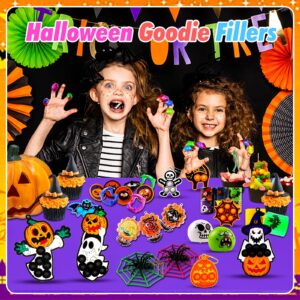 ChildFun 320 PCS Halloween Party Favors for Kids, Halloween Toys Bulk, Fidget Toys Bulk, Halloween Goodie Bag Stuffers, Halloween Classroom Favors, Halloween Treats Non Candy