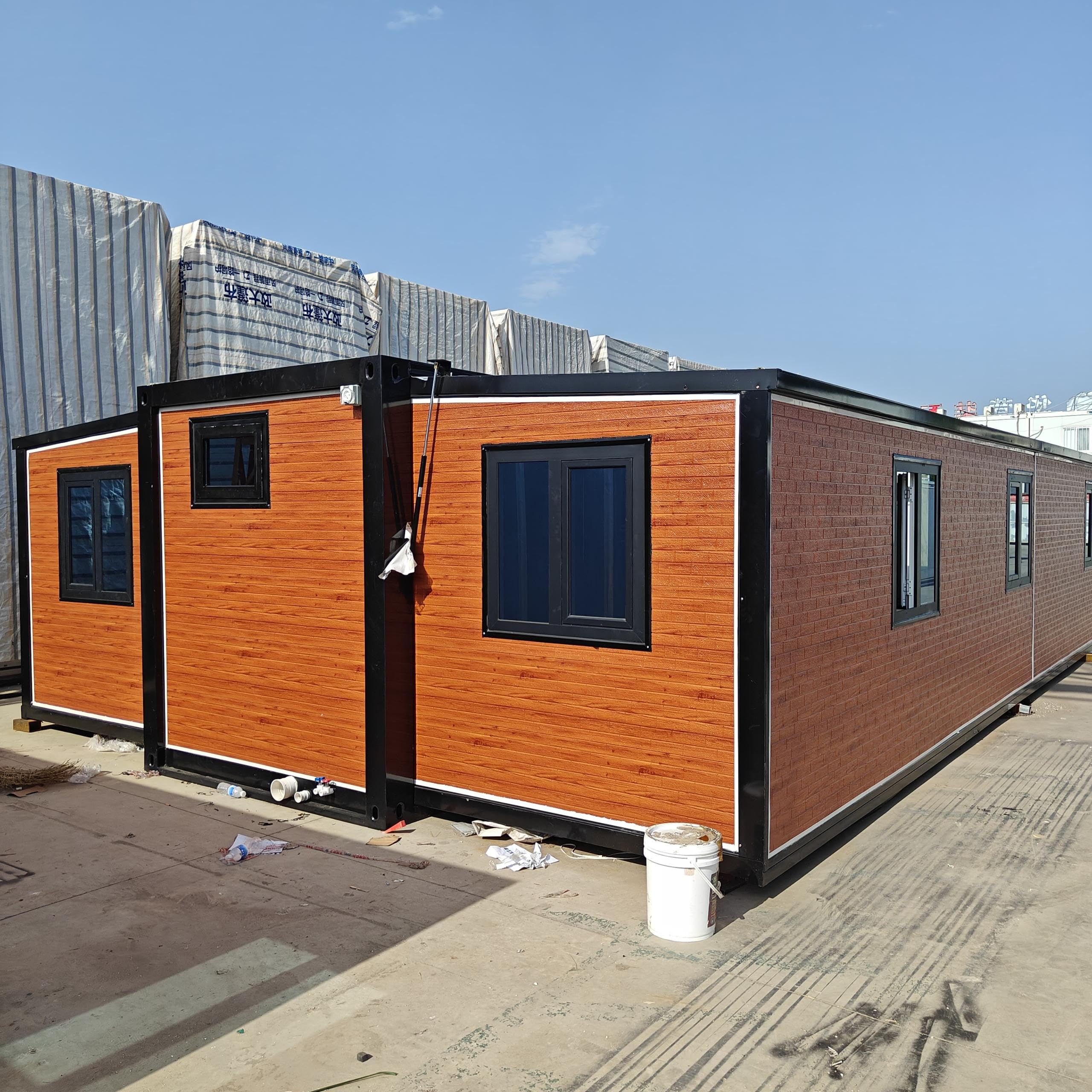 20ft Portable & Customizable Tiny House | Expandable Modular Folding Design | Perfect for Hotels, Offices, Villas, Shops, Warehouses & More | Top-Grade Steel Frame & Flame-Retardant Panels