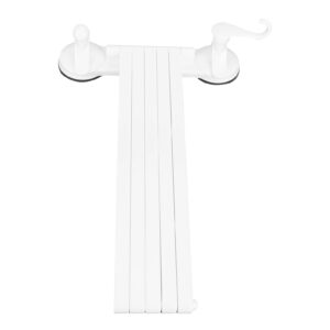 5 Arm Swivel Towel Bar, Wall Mounted Multiple Towel Rack Foldable Swing Arm Towel Rack for Bath Towels Bathrobes Clothes 38x25.5cm