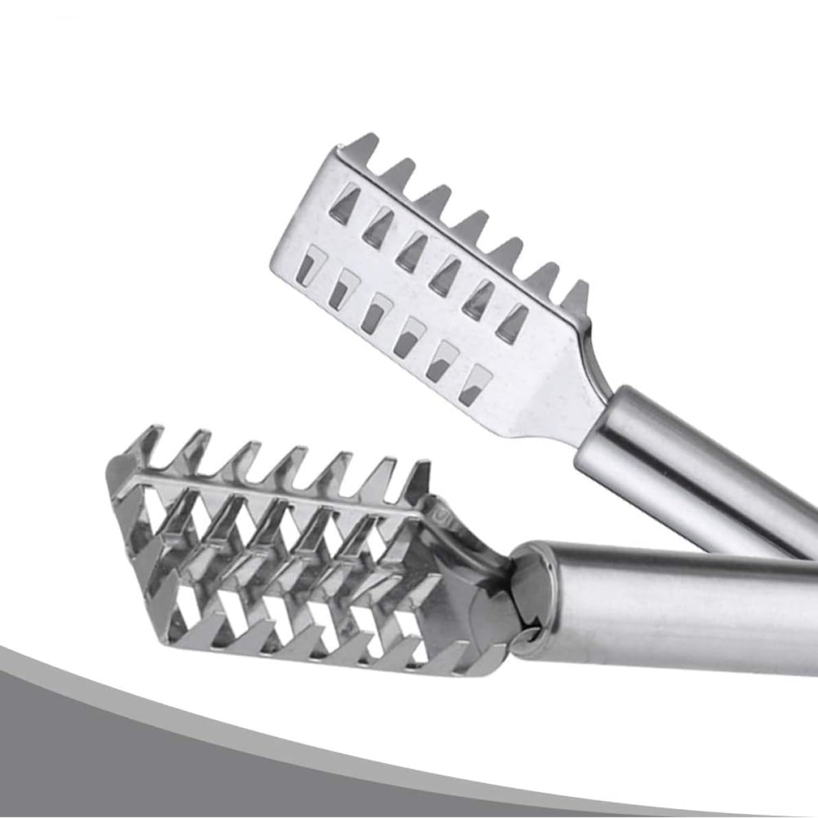 Tuimiyisou Fish Scale Planer Fish Scaler Fish Scale Planer Remover Scraper Sawtooth Extractor Stainless Steel with Firm Grip Kitchen Tool