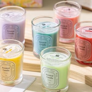 6 Pack Aromatherapy Scented Candles Gifts Set for Women,Natural Soy Wax Lavender Candles,33 oz 100 Hour Long Lasting Candles for Home,Yoga,Stress Relief