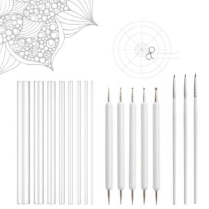 16pcs Dotting Pen Tools Set For Rock Painting Pottery Clay Modeling Art