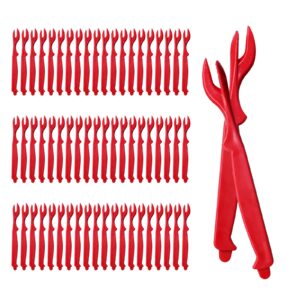 60 pcs crab legs crackers - crackers picks tools set for lobster crab crawfish easy opener prawns shellfish picks knife easy seafood sheller seafood cracker tools