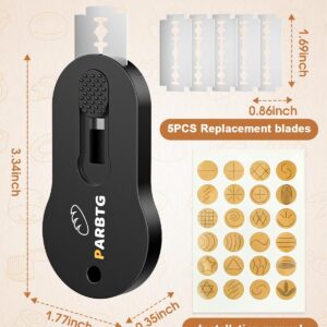 Extractable & Magnetic Bread Lame Dough Scoring Tool, Professional Sourdough Scoring Tool for Sourdough Bread Baking, Bread Making, Bread Scoring Tool with 5 Razor Blades & Scoring Patterns booklet