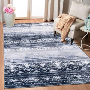 rugici area rugs 4x6,washable area rug for living room,ombre low pile rug,non-slip non-shedding bedroom rug,indoor modern carpet for bedroom kitchen dining room home decor, grey