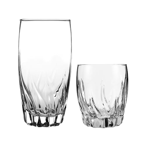 Anchor Hocking Central Park Drinking Glasses (16-Pieces, dishwasher safe)